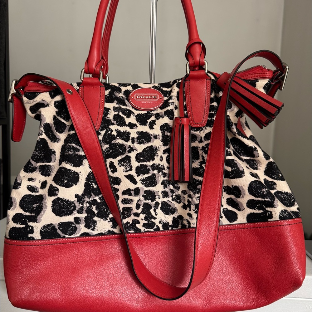 Coach | Ocelot Cheetah Handbag